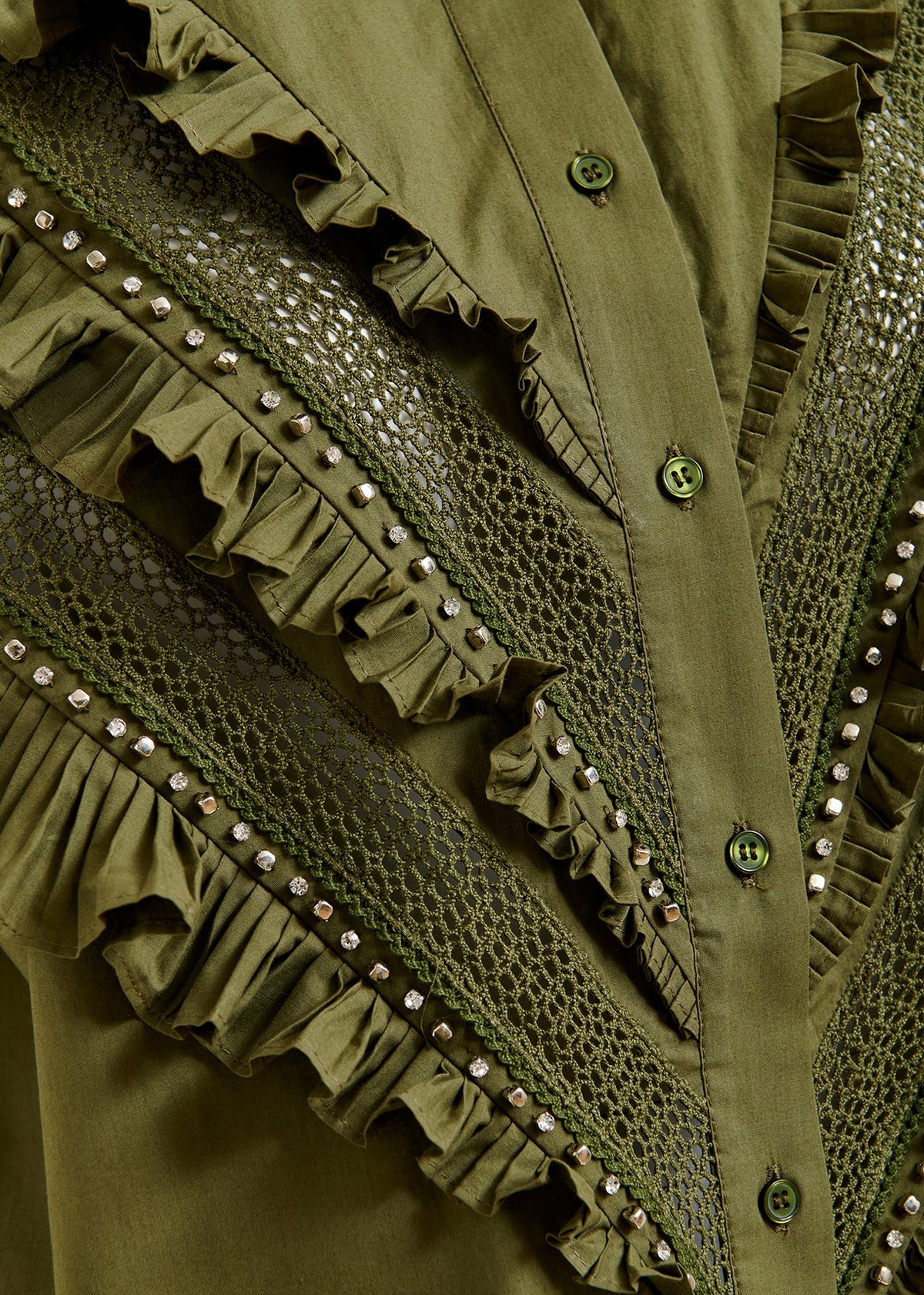 Jeandarlene Sleeveless Shirt | Olive