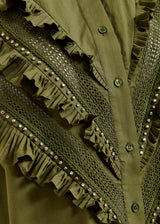 Jeandarlene Sleeveless Shirt | Olive