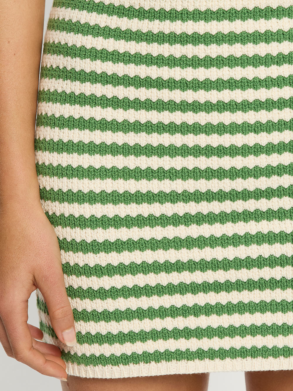 Corrine Knit Mini Skirt | Stripe