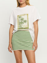 Corrine Knit Mini Skirt | Stripe