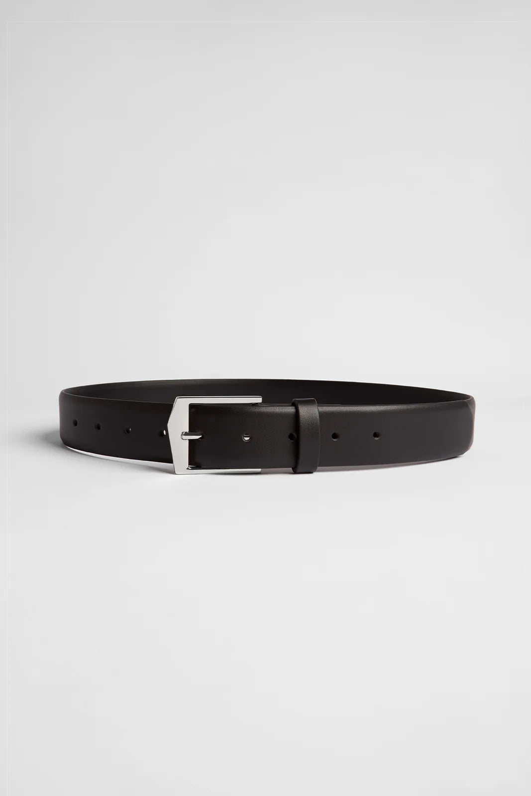 Ida Belt 3.5cm | Black & Silver