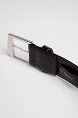 Ida Belt 3.5cm | Black & Silver