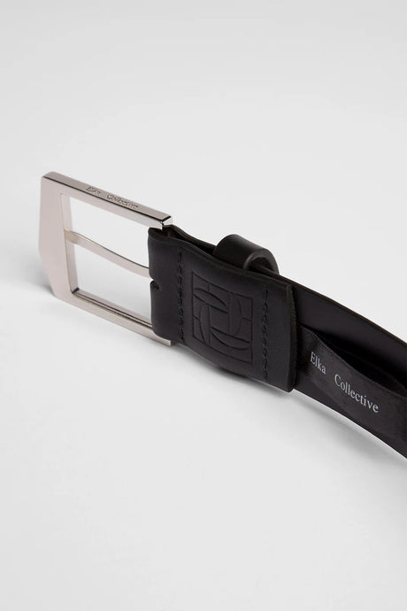 Ida Belt 3.5cm | Black & Silver