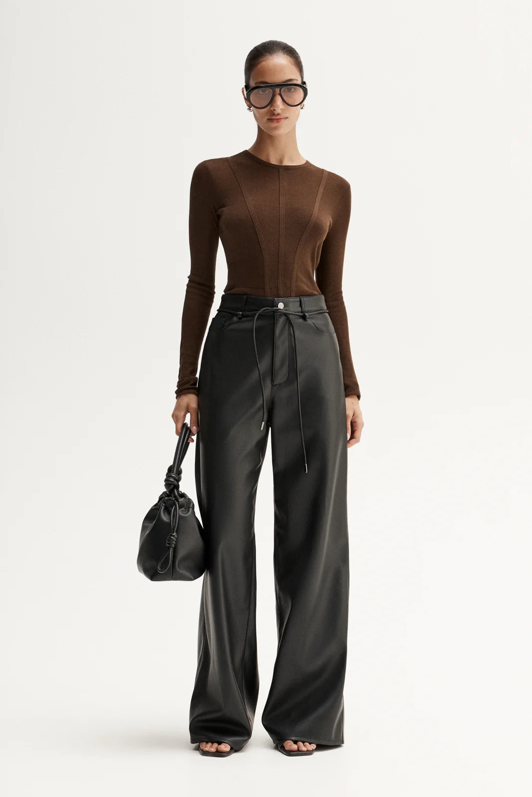 Silia Knit Top | Tan