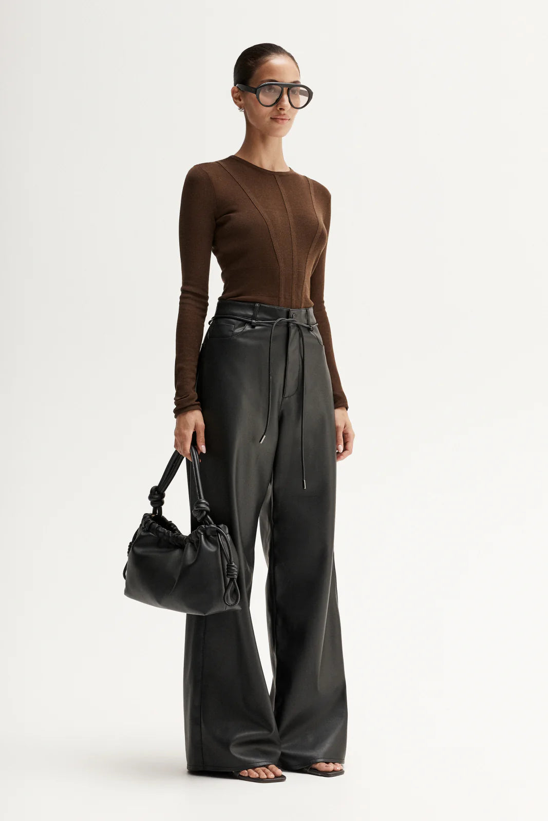 Silia Knit Top | Tan