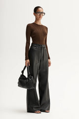 Silia Knit Top | Tan