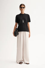 Wilbour Knit Tee | Black