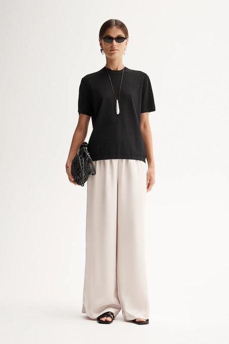 Wilbour Knit Tee | Black