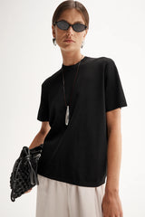 Wilbour Knit Tee | Black