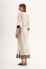 Havana Maxi Dress | Chocolate Stripe