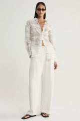 Onyx Shirt | White Check