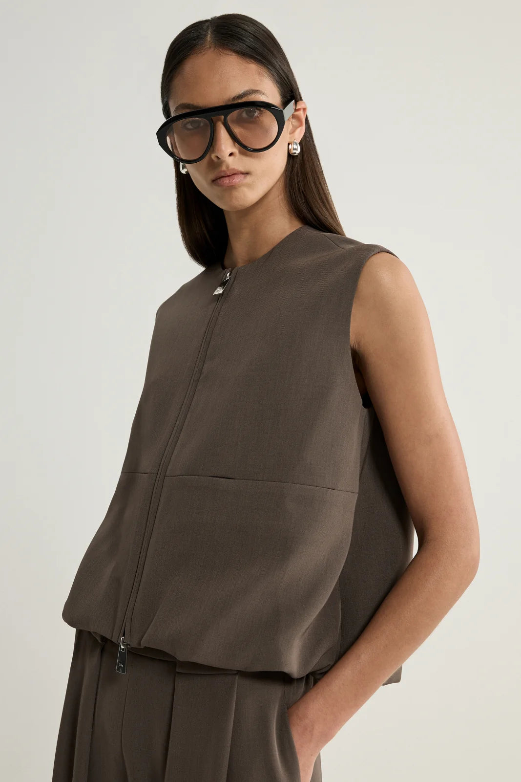 Margot Vest | Taupe
