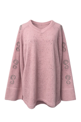 Speckle Liric Chunky Knit Jumper | Pink