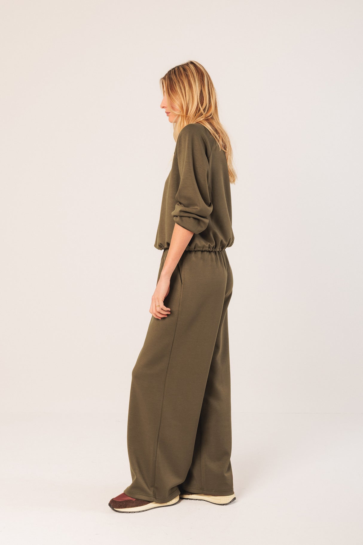 Wide Leg Pants | Vison