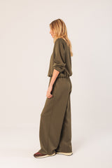 Wide Leg Pants | Vison