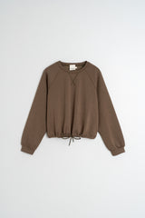 Adjustable Waist Sweatshirt | Vison