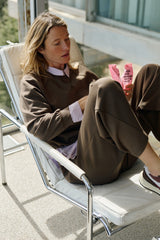 Adjustable Waist Sweatshirt | Vison