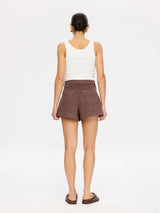 Celene Denim Short | Chocolate