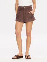 Celene Denim Short | Chocolate