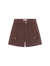 Celene Denim Short | Chocolate