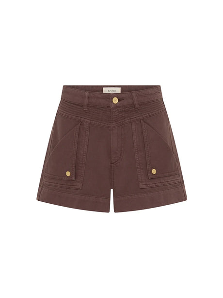 Celene Denim Short | Chocolate