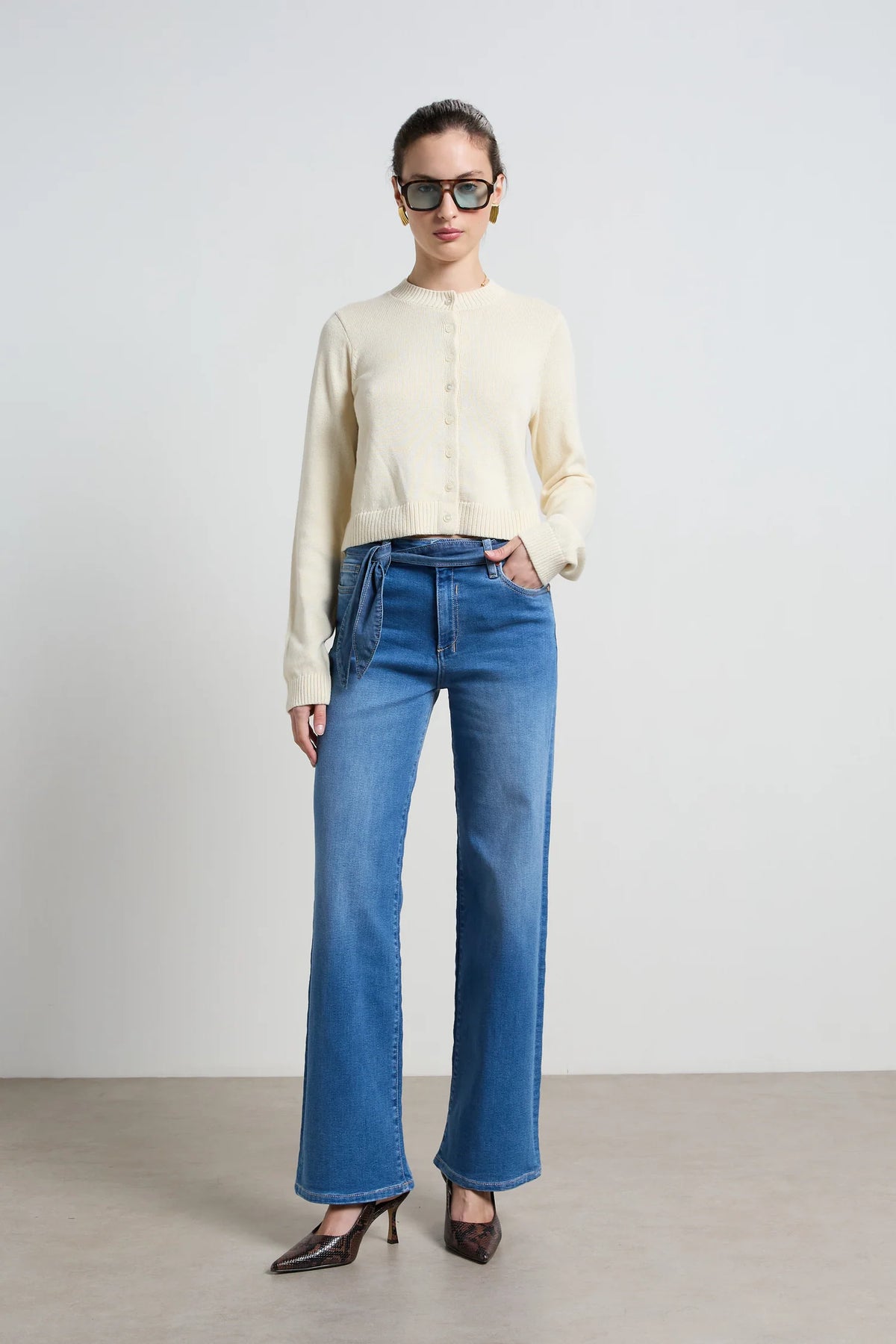 Molly Straight Leg Jean | Rodeo Blue