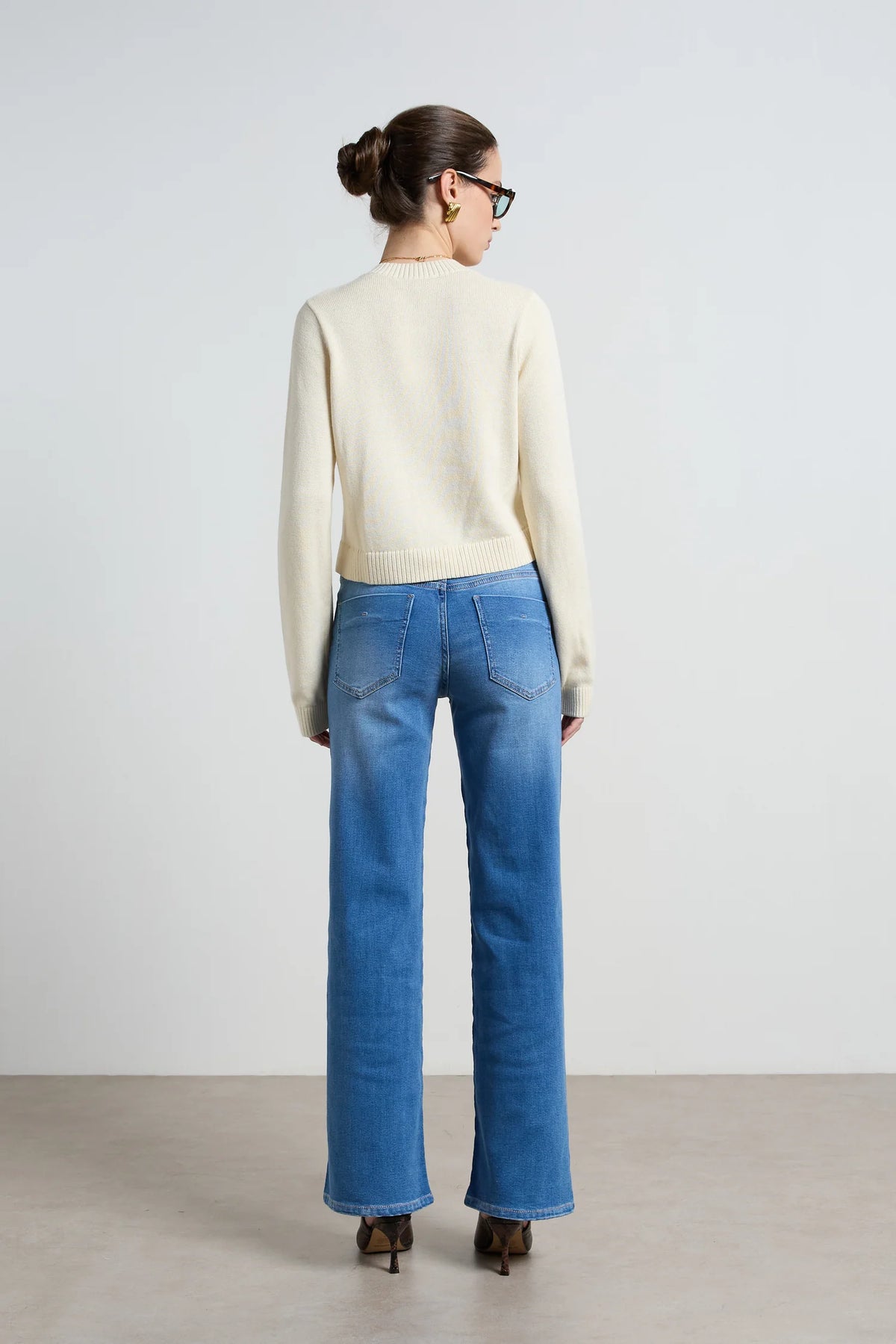 Molly Straight Leg Jean | Rodeo Blue