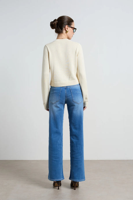 Molly Straight Leg Jean | Rodeo Blue