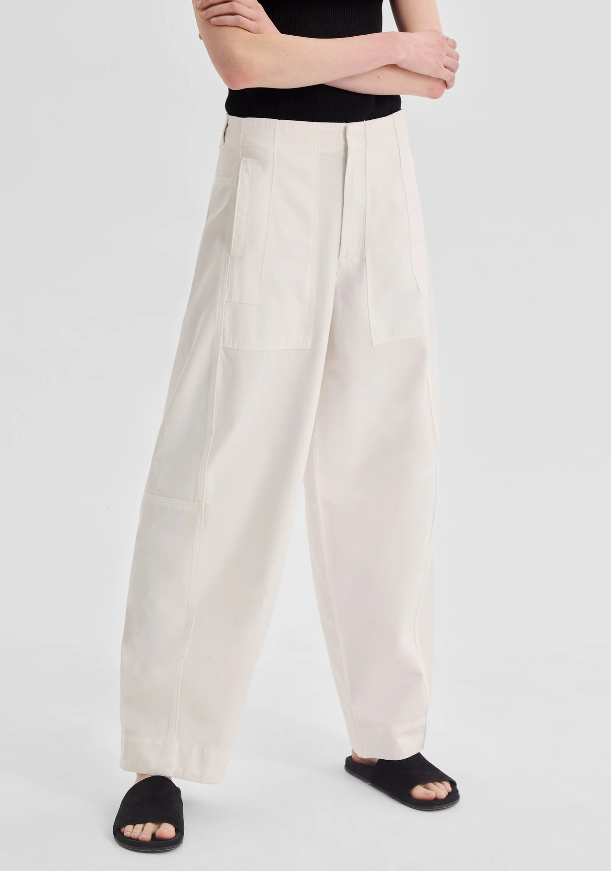 Henry Cargo Pant | White