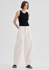 Henry Cargo Pant | White