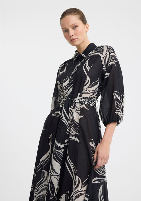 Candice Shirt Dress | Print