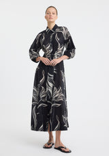 Candice Shirt Dress | Print
