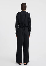 Celine Wrap Shirt | Black