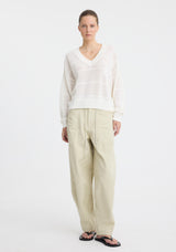 Charlie Cargo Pant | Chalk