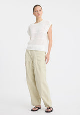 Charlie Cargo Pant | Chalk