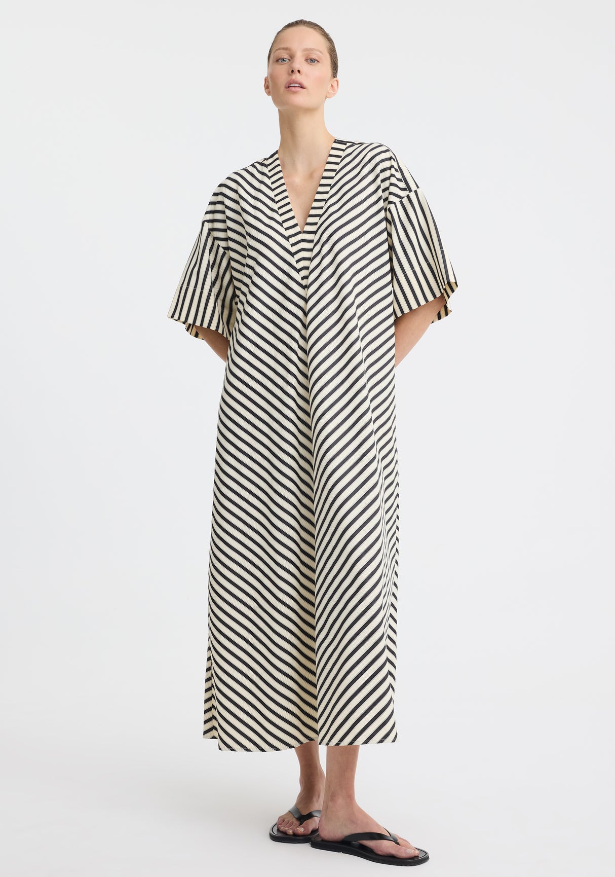 Marina Midi Dress | Stripe