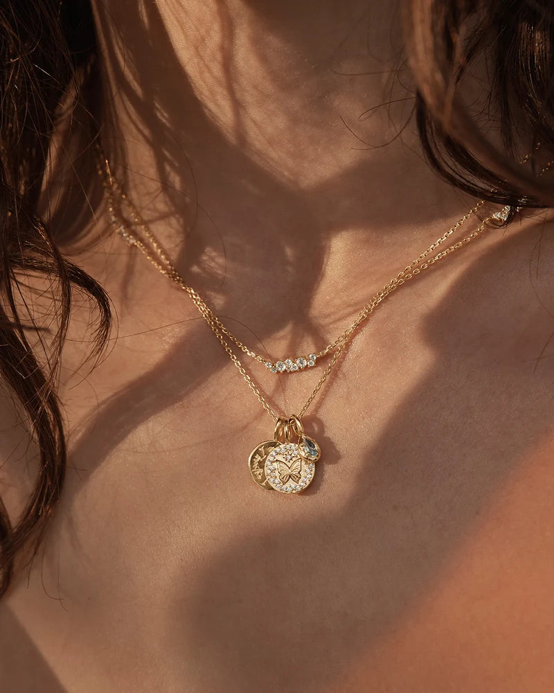18k Gold Vermeil With Freedom I Become Necklace