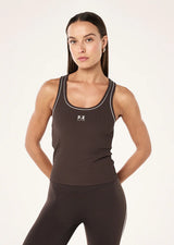 Nexus Rib Tank | Coffee Brown