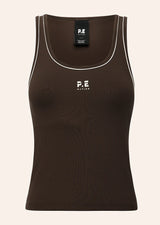 Nexus Rib Tank | Coffee Brown