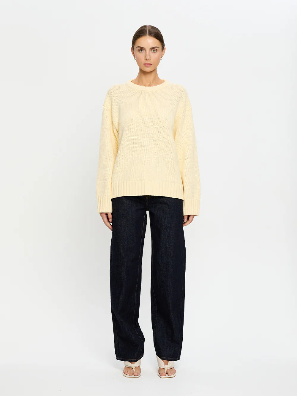 Odette Crew Neck Jumper | Butter
