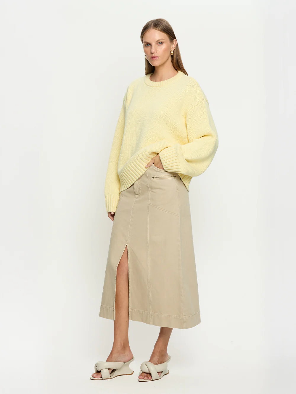 Odette Crew Neck Jumper | Butter