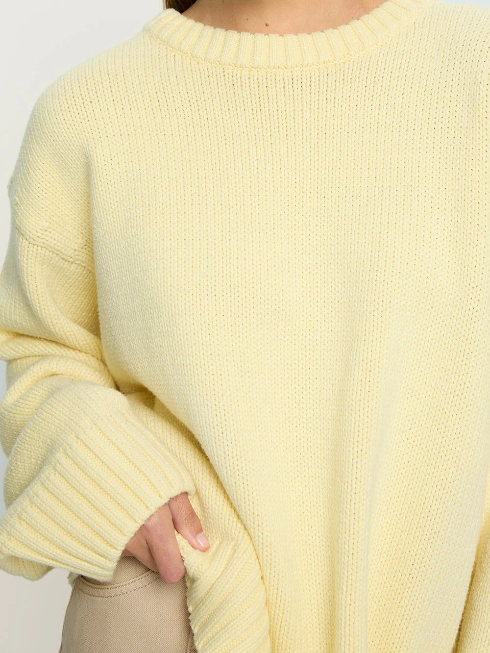 Odette Crew Neck Jumper | Butter