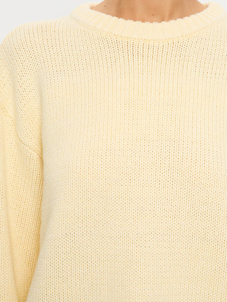 Odette Crew Neck Jumper | Butter