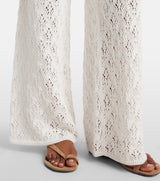 Fio Pant | Pointelle Knit Vintage White