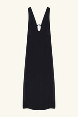 Paloma Plunged Maxi Dress | Black