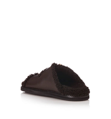 Panama | Choc Leather/Shearling