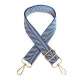 Bag Strap Polyester/Cotton Colour Block | Blue