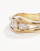 18k Gold Vermeil Celestial Path Ring