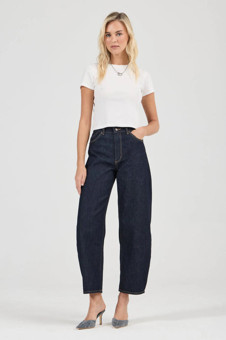 Gigi Barrel Jean | Super Rinse