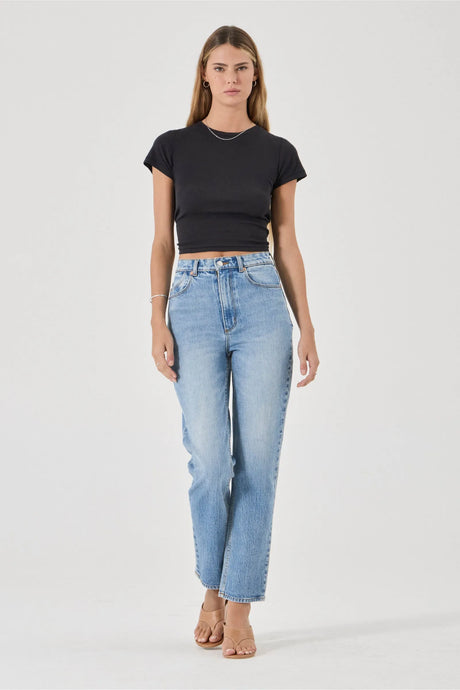 LouLou Straight Jeans | Lennon Blue